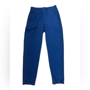 Athleta Brooklyn Textured Ankle Pants Blue size 2- also selling matching jacket